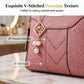 📢📢50 % DE RÉDUCTION !! ⏰Sac À Main Femme Élégant – Poignées & Bandoulière, Cuir PU, Texture Coutures en V, 8 Couleurs, Organisation Intelligente ✨