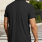 👔 50% DE RÉDUCTION 🌿 Chemise homme à col texturé contrasté – Respirante & absorbante – 5 couleurs, tailles S-3XL – style moderne et durable ✨
