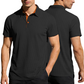 👔 50% DE RÉDUCTION 🌿 Chemise homme à col texturé contrasté – Respirante & absorbante – 5 couleurs, tailles S-3XL – style moderne et durable ✨