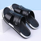 📢📢50 % DE RÉDUCTION !! ⏰Sandales Slip-On Homme Simili Cuir – 2 Textures, Semelle Anti-Dérapante, 3 Couleurs, Pointures 39-48, Respirantes, Rembourrées ✨