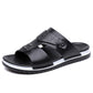 📢📢50 % DE RÉDUCTION !! ⏰Sandales Slip-On Homme Simili Cuir – 2 Textures, Semelle Anti-Dérapante, 3 Couleurs, Pointures 39-48, Respirantes, Rembourrées ✨