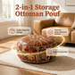 📢📢40 % DE RÉDUCTION !! ⏰Pouf Ottoman de Rangement Multifonctionnel📦