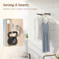 📢📢40% DE RÉDUCTION !! ⏰ Étendoir à linge télescopique pliable à ventouses – Stable, Gain de place 🛁