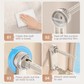 📢📢40% DE RÉDUCTION !! ⏰ Étendoir à linge télescopique pliable à ventouses – Stable, Gain de place 🛁