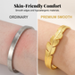 📢📢50 % DE RÉDUCTION !! ⏰Bracelet à boucle en forme de plume en acier inoxydable
