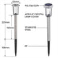 📢📢40 % DE RÉDUCTION !! ⏰Lot de 6 lampes solaires d'extérieur étanches pour cour