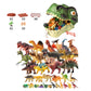 📢📢40% DE RÉDUCTION !! ⏰Coffret Dinosaures Éducatif pour Enfants – Figurines Ultra Réalistes, Caoutchouc Résistant & Boîte de Rangement T-Rex for une Aventure Jurassique à la Maison ✨🌋