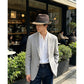 📢📢50 % DE RÉDUCTION !! ⏰ Chapeau Fedora de Paille d'Été avec Bande À Boucle Stylisée 🎩
