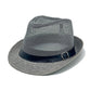 📢📢50 % DE RÉDUCTION !! ⏰ Chapeau Fedora de Paille d'Été avec Bande À Boucle Stylisée 🎩