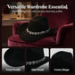 📢📢40 % DE RÉDUCTION !! ⏰Chapeau Cowboy Strass Cœur pour Femme – Fédora Jazz Français Élégant