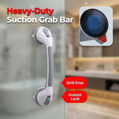 📢📢40% DE RÉDUCTION !! ⏰Barre d'appoint à ventouse – Fini les chutes et les trous dans le carrelage – Fixation sans perçage, ventouse haute résistance, lavable – Idéale pour salle de bain et douche 🛁