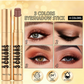 🌸💄🌈 OFFRE LIMITÉE 50% DE RÉDUCTION! Bâton Fard à Paupières Dégradé 3-en-1 – Glisse Facilement, Couleurs Fondantes, Un Seul Trait pour un Effet Dégradé Stupéfiant – Parfait pour un Usage Quotidien et les Voyages ✨👁️