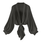 📢📢40% DE RÉDUCTION !! ⏰Cardigan Léger en Mousseline de Soie à Nœud Frontal pour Femme