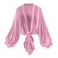 📢📢40% DE RÉDUCTION !! ⏰Cardigan Léger en Mousseline de Soie à Nœud Frontal pour Femme