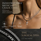 📢📢40 % DE RÉDUCTION !! ⏰Collier à chaîne croisée double rangée