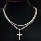 📢📢40 % DE RÉDUCTION !! ⏰Collier à chaîne croisée double rangée