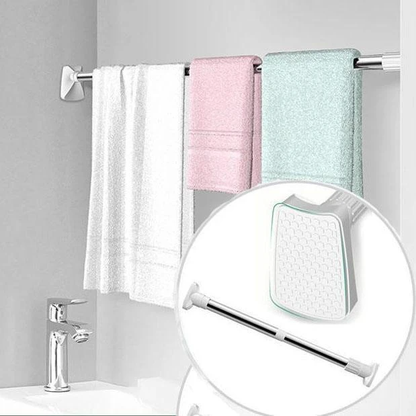 📢📢40 % DE RÉDUCTION !! ⏰Barre extensible – Télescopique & sans perçage ✨