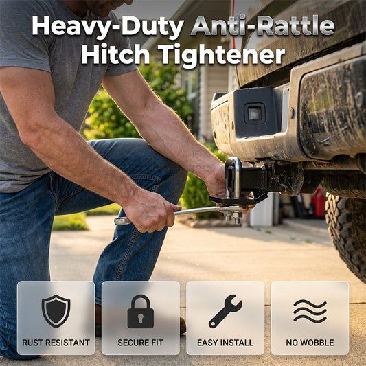 📢📢-40% !! ⏰ Stabilisateur d’attelage anti-vibration robuste – Réduit les secousses & les bruits – Idéal pour remorques, caravanes ou porte-vélos – installation facile et sécurité renforcée 🛡️✨