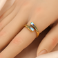 📢📢40 % DE RÉDUCTION !! ⏰ Bague vintage ajustable zircon goutte lumineuse – Éclat subtil & design raffiné – Parfaite pour le quotidien ou les occasions spéciales – confortable et intemporelle 💧✨