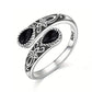 📢📢40 % DE RÉDUCTION !! ⏰ Bague vintage ajustable zircon goutte lumineuse – Éclat subtil & design raffiné – Parfaite pour le quotidien ou les occasions spéciales – confortable et intemporelle 💧✨