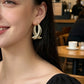 📢📢40 % DE RÉDUCTION !! ⏰Boucles d'Oreilles Créoles Torsadées Dorées pour Femme