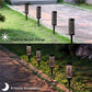 📢📢50% DE RÉDUCTION !! ⏰Lampe Solaire Jardin sur Piquet – Énergie Solaire Auto, Imperméable, Installation Sans Outil, 2 Teintes, Idéale Allées & Massifs 🔥