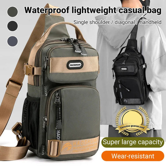 📢📢40% DE RÉDUCTION !! ⏰Sac de poitrine décontracté en tissu Oxford, réglable – Élégant et résistant
