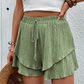 📢📢40% OFF !! ⏰Women’s Ruffle Layered Flowy Shorts