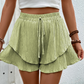 📢📢40% OFF !! ⏰Women’s Ruffle Layered Flowy Shorts