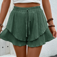 📢📢40% OFF !! ⏰Women’s Ruffle Layered Flowy Shorts