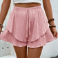 📢📢40% OFF !! ⏰Women’s Ruffle Layered Flowy Shorts