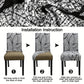 📢📢50% DE RÉDUCTION !! ⏰ 50K+ VENDUS ! 🪑 Housse de Chaise Salle à Manger Extensible – Polyester – Extensible & Pose Glissée for Relooking Maison