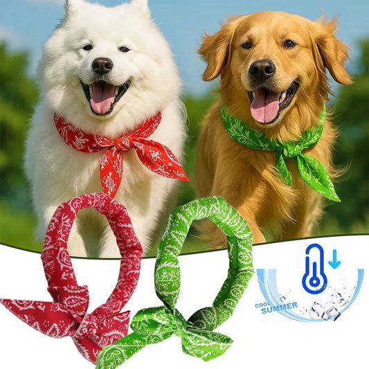 📢📢40% DE RÉDUCTION !! ⏰❄️ Bandana Rafraîchissant d'Été pour Animaux
