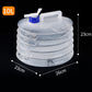 📢 PROMO LIMITÉE -50% ! 💧 Jerricane Pliable avec Robinet – Gain de Place, Compact, 5 Tailles de 3L à 15L, Idéal Camping & Outdoor 🏕