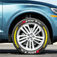 📢📢50 % DE RÉDUCTION !! ⏰Autocollants de Lettrage pour Flanc de Pneu – Adhésif Haute Qualité & 4 Couleurs for Look Racing Sportif ✨