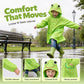 🐸 -50% ! Poncho de Pluie Enfant Style Grenouille ☔️ – Imperméable, Léger & Compatible Sac à Dos