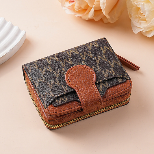 📢📢 -50% !! ⏰ Portefeuille Court Monogramme Élégant pour Femme