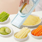 🔪 50% RABATT! 🥗 Multifunktionales Küchen-Gemüseschneider-Set – Verschiedene Klingen & rutschfeste Basis – Ideal für Zwiebeln, Kartoffeln oder Obst – schnell & sicher, spart Zeit in der Küche 🍅✨