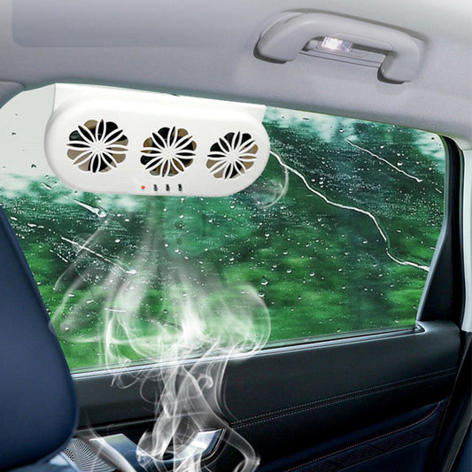 📢📢40 % DE RÉDUCTION !! ⏰Ventilateur d'extraction solaire à circulation d'air pour voiture - Artefact de refroidissement