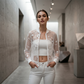 📢📢40 % DE RÉDUCTION !! ⏰Veste en Maille Transparente Florale d'Été pour Femme