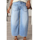 📢📢40% OFF !! ⏰Women's Wide-Leg Jeans with Patch Pockets