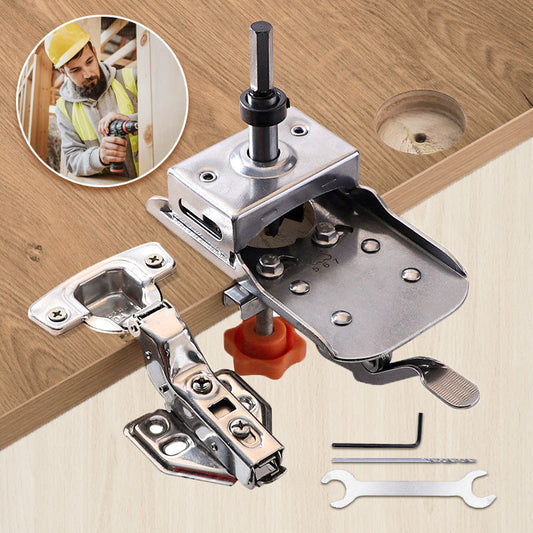 📢📢40 % DE RÉDUCTION !! ⏰Localisateur de Perçage pour Charnières 35mm avec Pince