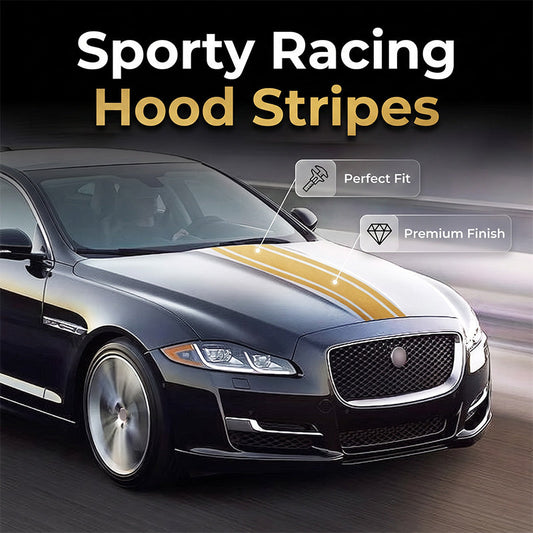 Universal Car Hood Racing Stripe Decal Sport Body Side Stickers