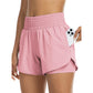📢📢40 % DE RÉDUCTION !! ⏰ Short de Yoga Athlétique Femme Double Couche - Short de Gym