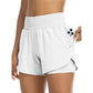 📢📢40 % DE RÉDUCTION !! ⏰ Short de Yoga Athlétique Femme Double Couche - Short de Gym