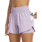 📢📢40 % DE RÉDUCTION !! ⏰ Short de Yoga Athlétique Femme Double Couche - Short de Gym