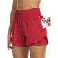 📢📢40 % DE RÉDUCTION !! ⏰ Short de Yoga Athlétique Femme Double Couche - Short de Gym