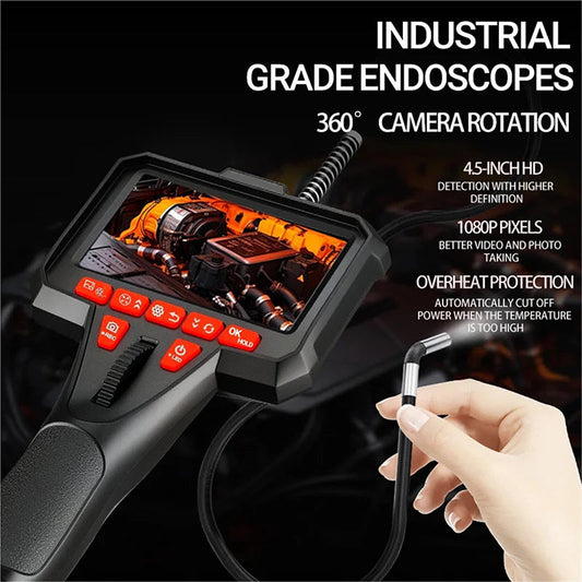 📢📢50 % DE RÉDUCTION !! ⏰Endoscope automobile portable 6mm avec caméra articulée
