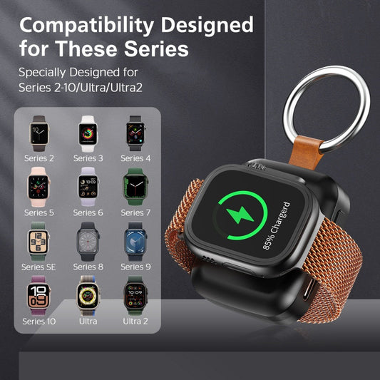 📢📢40% DE RÉDUCTION !! ⏰Chargeur portable en porte-clés pour montres connectées