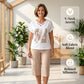 📢📢40% DE RÉDUCTION !! ⏰ Ensemble 2 pièces décontracté col V & pantalon court – confortable, respirant & polyvalent ✨